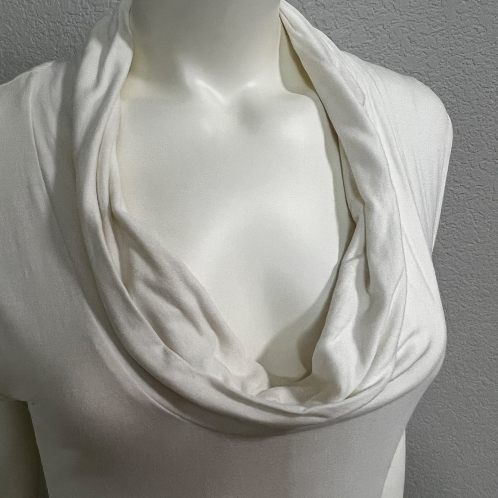 Banana Republic Cowl Neck Short Sleeve Shirt - Picture 3 of 7